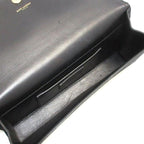 Saint Laurent Cassandre Classic Monogram Tassel Black Suede Clutch