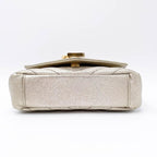 Saint Laurent College Monogram Classic Chain Wallet Matelasse Baby Chain Gold Leather Shoulder Bag