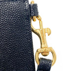 Saint Laurent Envelope Clutch Ysl Monogram Quilted Wallet Black Leather Wristlet
