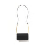 Saint Laurent Kate Ysl Monogram Phone Holder with Strap In Smooth Black Leather Cross Body Bag