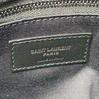 Saint Laurent Lou Small Puffer Lambskin Flap-top Hardware Bhw Black Leather Shoulder Bag