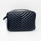 Saint Laurent Monogram Camera Lou Matelasse Black Calfskin Leather Cross Body Bag