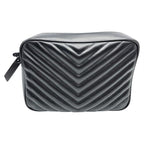 Saint Laurent Monogram Camera Lou Matelasse Black Calfskin Leather Cross Body Bag