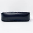 Saint Laurent Monogram Camera Lou Matelasse Black Calfskin Leather Cross Body Bag