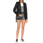 Saint Laurent Monogram Camera Lou Mini Matelasse Black Leather Cross Body Bag