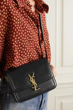 Saint Laurent Monogram Classic Small Ysl 2021 Black Shoulder Bag