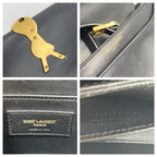 Saint Laurent Monogram Classic Small Ysl 2021 Black Shoulder Bag