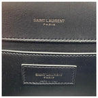 Saint Laurent Monogram Kate Crossbody Small Sequin Black Suede Leather Shoulder Bag