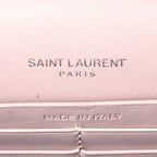 Saint Laurent Monogram Kate Smooth Classic Tassel Woc Marble Pink Calfskin Leather Shoulder Bag