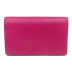 Saint Laurent Monogram Kate Smooth Medium Classic Tassel Fuchsia Pink Calfskin Leather Shoulder Bag