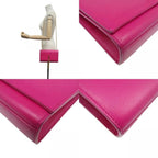 Saint Laurent Monogram Kate Smooth Medium Classic Tassel Fuchsia Pink Calfskin Leather Shoulder Bag