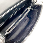 Saint Laurent Monogram Loulou Calfskin Y Quilted Monogram Small Chain Satchel Black Leather Shoulder Bag