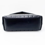 Saint Laurent Monogram Loulou Calfskin Y Quilted Monogram Small Chain Satchel Black Leather Shoulder Bag