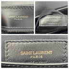 Saint Laurent Monogram Loulou Crossbody Toy Black Leather Shoulder Bag