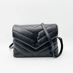 Saint Laurent Monogram Loulou Crossbody Toy Black Leather Shoulder Bag