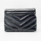 Saint Laurent Monogram Loulou Crossbody Toy Black Leather Shoulder Bag