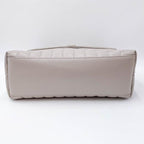 Saint Laurent Monogram Loulou Medium Matelasse Grey Leather Shoulder Bag