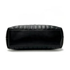 Saint Laurent Monogram Loulou Quilted Monogram Medium Chain Satchel Black Calfskin Leather Shoulder Bag