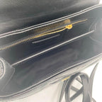 Saint Laurent Monogram Loulou Quilted Monogram Toy Black Patent Leather Cross Body Bag