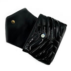 Saint Laurent Monogram Loulou Quilted Monogram Toy Black Patent Leather Cross Body Bag