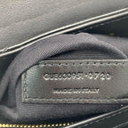 Saint Laurent Monogram Loulou Quilted Monogram Toy Black Patent Leather Cross Body Bag