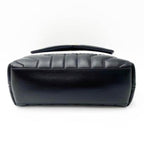 Saint Laurent Monogram Loulou Small Monogram 2020 Black Leather Shoulder Bag