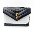 Saint Laurent Monogram Loulou Small Monogram 2020 Black Leather Shoulder Bag