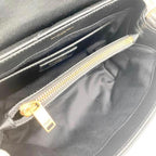 Saint Laurent Monogram Loulou Small Monogram 2020 Black Leather Shoulder Bag