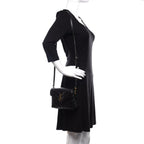 Saint Laurent Monogram Loulou Toy Quilted Black Cross Body Bag