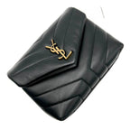 Saint Laurent Monogram Loulou Toy Quilted Black Cross Body Bag