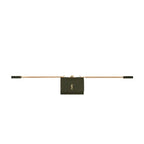 Saint Laurent Rider Military Shiny Chain Monogram Green Calfskin Leather Cross Body Bag