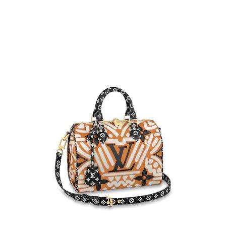 Louis Vuitton CRAFTY SPEEDY BANDOULIÈRE 25 Caramel