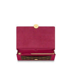 Louis Vuitton FLORE CHAIN WALLET Fuchsia